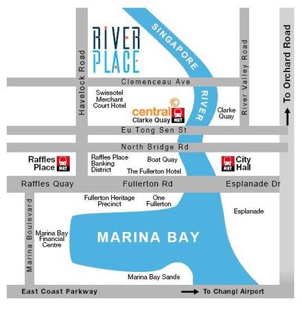 Riverplace map